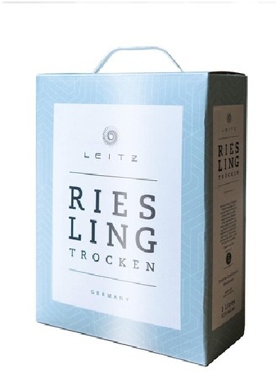 Leitz Riesling, QbA, Rheinhessen, wine, dry, white (BIB) 3L