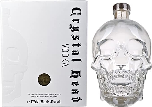 Crystal Head Vodka 40%, giftpack 1.75L