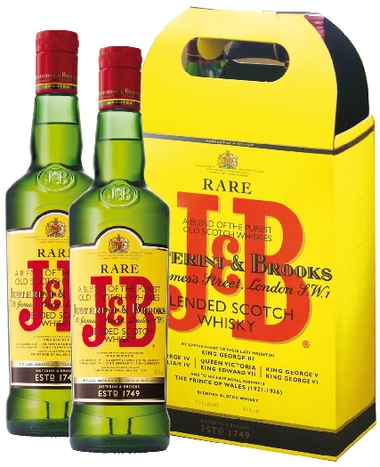 J&B RARE TWIN 1L + 1L