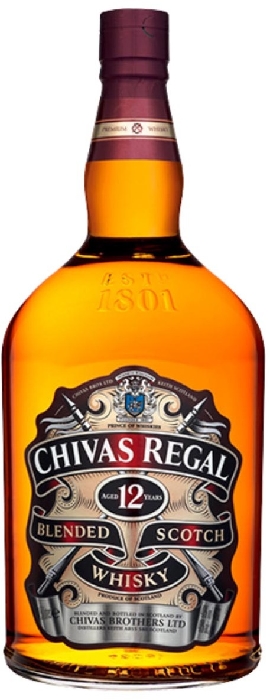 Motel tofu grava Chivas Regal Blended Scotch Whisky 12y 40% 4.5L with Cradle in duty-free at  airport Boryspil