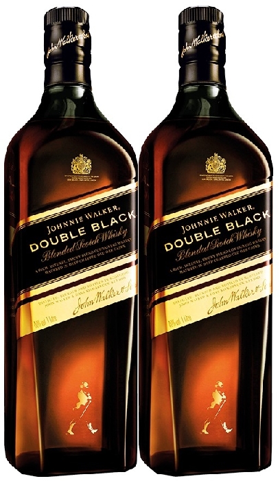 Johnnie Walker Double Black 40 Twinpack 2x1l In Duty Free At Airport Mumbai On Arrival