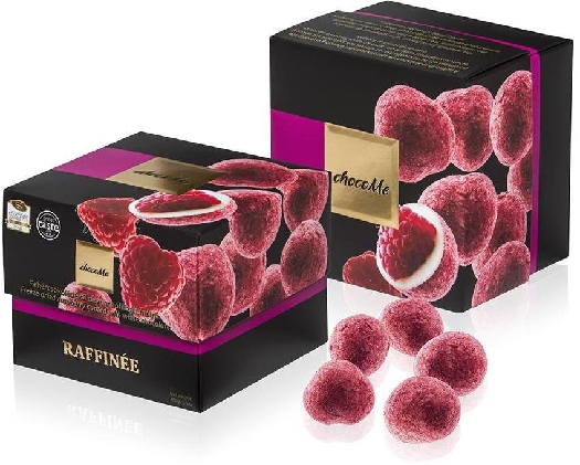 ChocoMe Raspberry coated with white chocolate RF106 120g