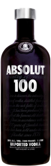Absolut Vodka 100 1L