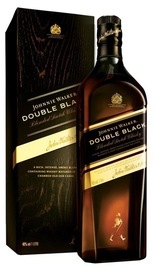 Johnnie Walker Double Black Blended Scotch Whisky 40% 1L