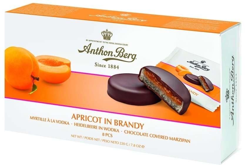 Anthon Berg Apricot in Brandy Chocolates 220g in duty-free at