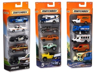 Matchbox, mb 5 pack asst Matchbox, mb 5 pack asst