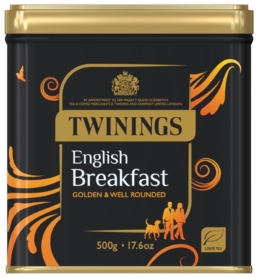 Twinings English Breakfast in tin 500g Twinings English Breakfast in tin 500g