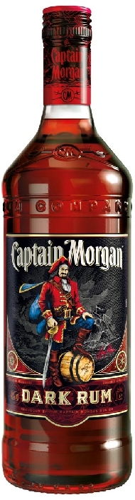 Captain Morgan Dark Spiced Rum 40% 1L