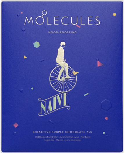 Naive Molecules 75% Bioactive Purple Chocolate BIO 57g