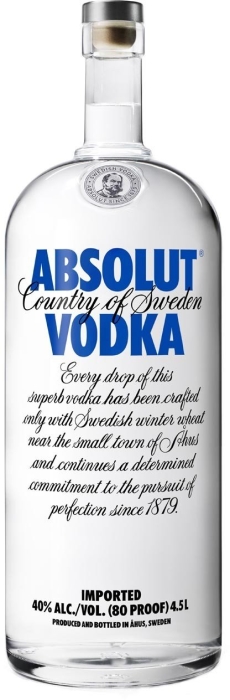 Absolut Vodka 40% 4.5L