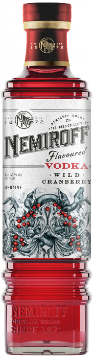 Nemiroff DeLuxe Cranberry 40% 0.5L