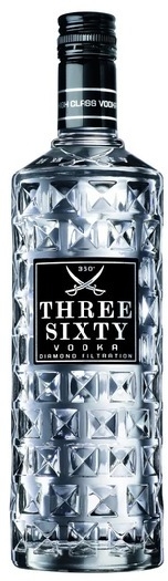 360 Three Sixty Vodka 37.5% 1L