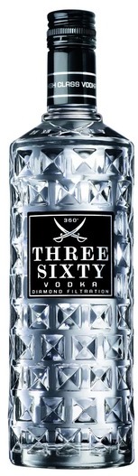 360 Three Sixty Vodka 37.5% 1L 360 Three Sixty Vodka 37.5% 1L