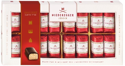 Niederegger Marzipan classics in dark chocolate 100171 200g