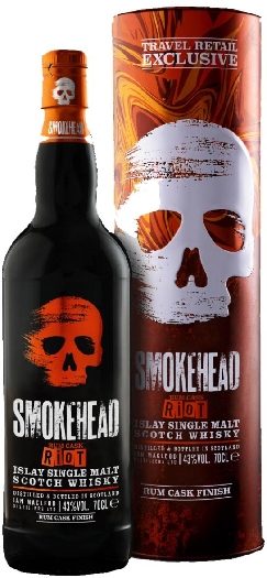 Smokehead Rum Riot Whisky 43% Tube 0.7L