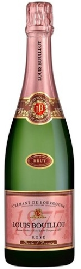 Louis Bouillot Perle d‘Aurore, Crémant de Bourgogne, AOC, Sparkling wine, brut, rosé 0.75L