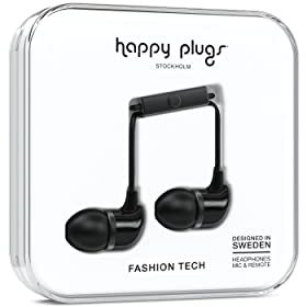 Happy Plugs 7720 In-Ear Black AIR Happy Plugs 7720 In-Ear Black AIR