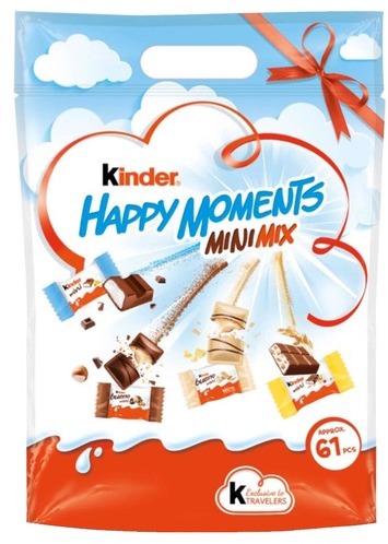 Kinder Happy Moments Mini Mix Pouch 338g Kinder Happy Moments Mini Mix Pouch 338g