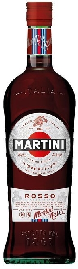 Martini Rosso Vermouth 15% 1L in duty-free at airport Boryspil