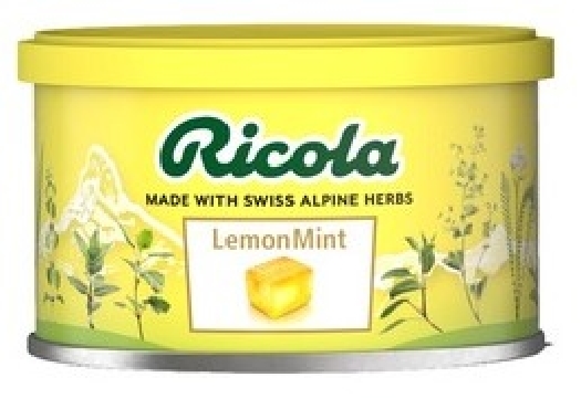 Ricola Lemon Mint Swiss Herb Drops 1010138 90g