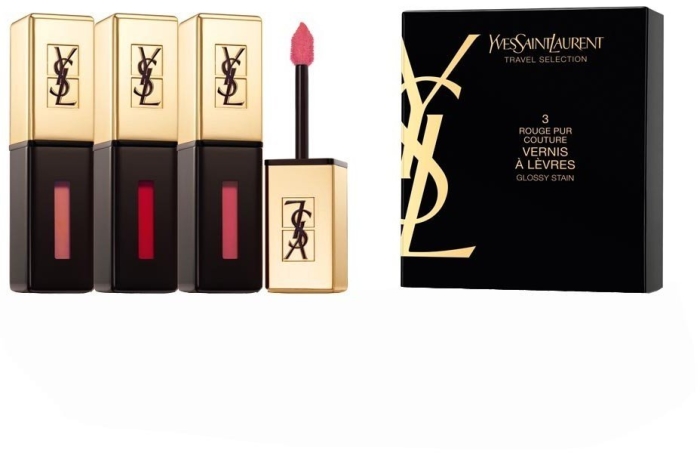 Toevallig Amuseren ring Yves Saint Laurent Rouge pur Couture Lipstick Set 3x6ml in duty-free at  airport Domodedovo