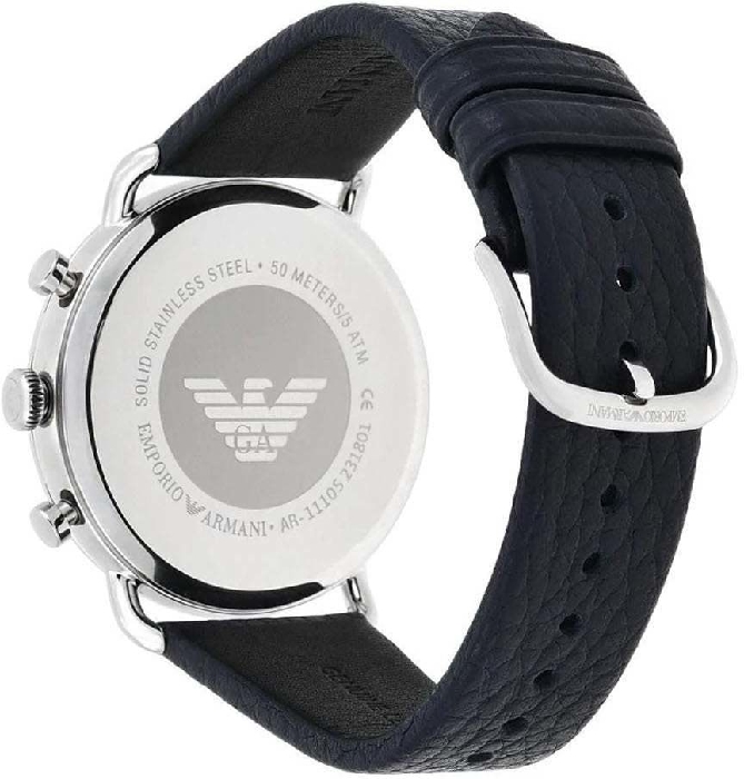 Armani Aviator Men`s watch AR11105, steel, leather