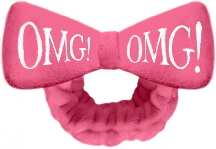 OMG Double-Dare Bow-bandage for fixing hair Bright pink