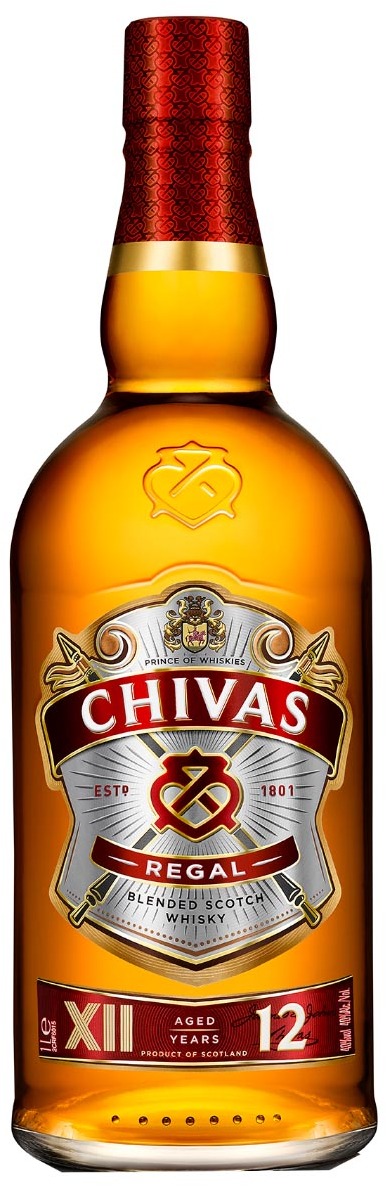 Chivas Regal Blended Scotch Whisky 12y 40% 1L in duty-free at