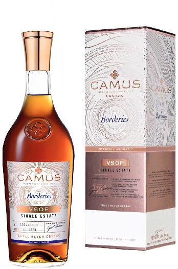 Camus VSOP Borderies Cognac 40% 1L gift pack