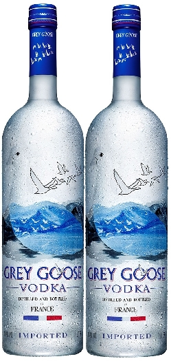 Grey Goose Vodka 40% Twin Pack 2x1L