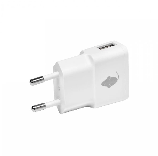 GREENMOUSE USB CHARGER 1A WHITE Cargador