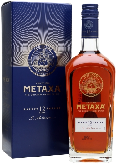 Metaxa 12* Brandy 40% 1L gift pack