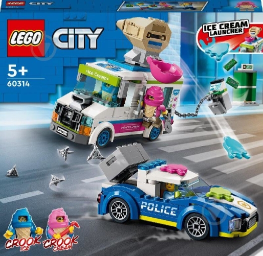 Lego City Police, Ice Cream Truck Polizei Verfolgung 60314