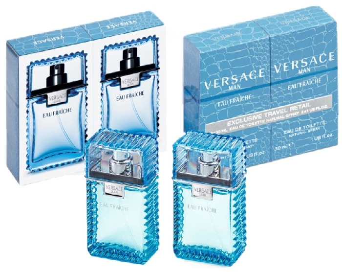 Versace Eau Fraiche Eau de Toilette Spray 2x30ml
