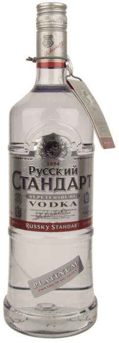 Russian Standard Vodka Platinum 40% 1L