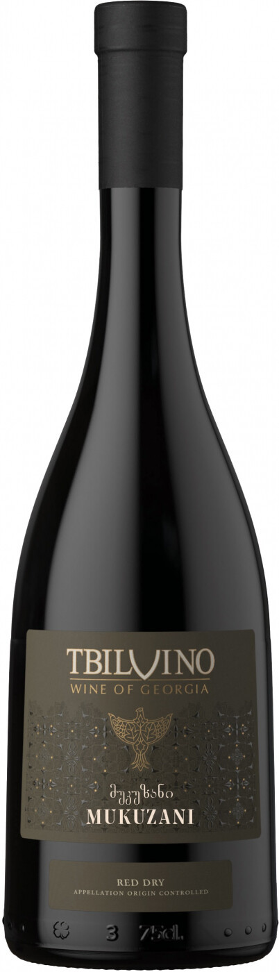 Tbilvino Mukuzani, dry red wine 12% 0.75L Tbilvino Mukuzani, dry red wine 12% 0.75L