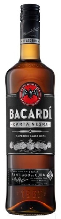 Bacardi Carta Negra Rum 40% 1L
