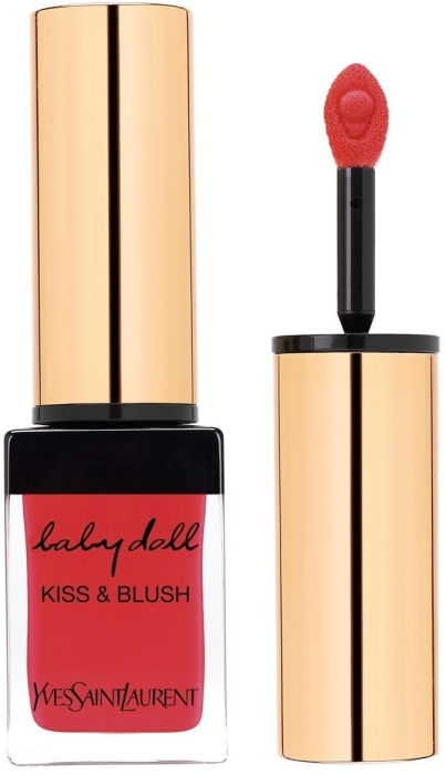Yves Saint Laurent Baby Doll Kiss and Blush Lip Gloss and Blush N19 Corail Sulfureux 10ml