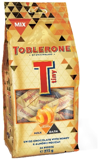Toblerone Tiny Gingery Orange Mix Bag 272g
