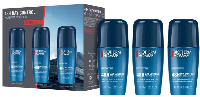Biotherm Homme Day Control Deodorant Trio Set 3x75ml duty-free at airport Boryspil