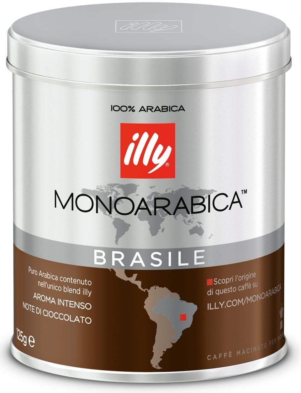 Illy Monoarabica Espresso for mocha from Brazil 125g Illy Monoarabica Espresso for mocha from Brazil 125g