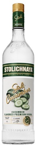 Stolichnaya Cucumber Flavored Premium Vodka 37.5% 1L Stolichnaya Cucumber Flavored Premium Vodka 37.5% 1L