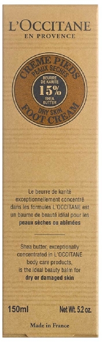 L'Occitane en Provence Karite-Shea Butter Foot Cream 01PI150K18 150ML