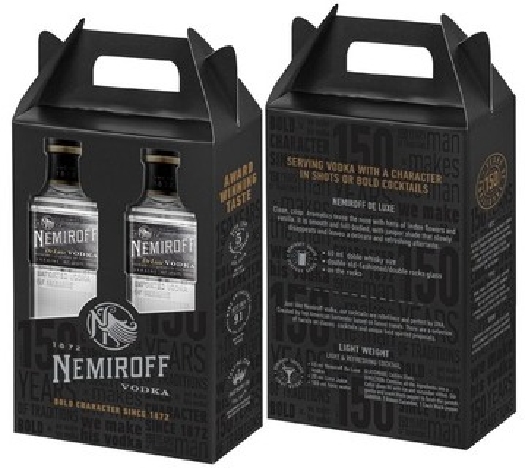 Nemiroff De Luxe Vodka Twinpack 40% 2x1L