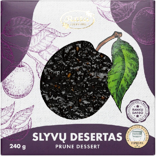 Rūta Plum with chocolete dessert 240g