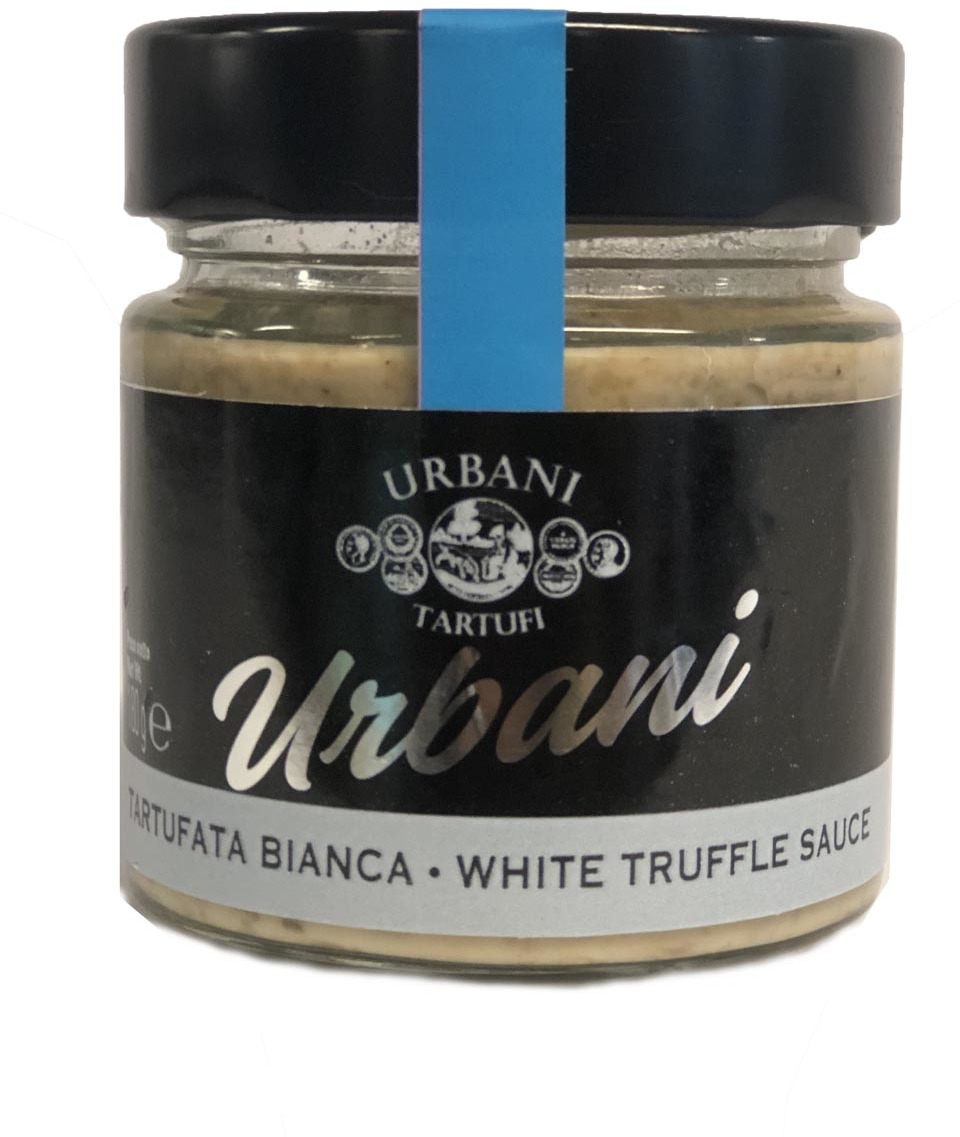 Urbani Mushrooms and white Truffle Sauce 180g Urbani Mushrooms and white Truffle Sauce 180g