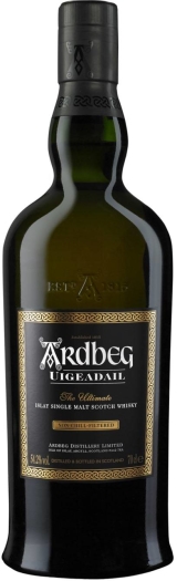 Ardbeg Uigeadail Islay Single Malt Scotch Whisky 54.2% 0.7L gift pack