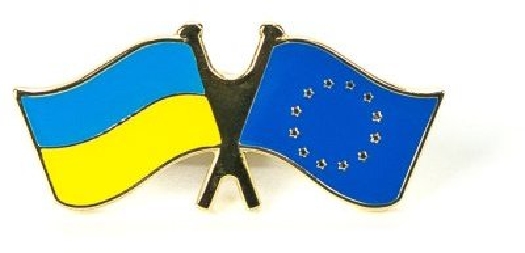 Ethnoservice Icon "Ukraine-European Union flag"