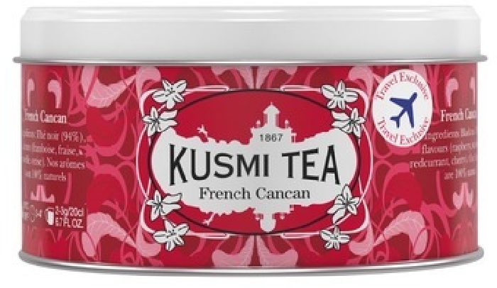 Kusmi Tea Tea FRENCH CANCAN Four red berries-flavoured black tea - Metal tin
