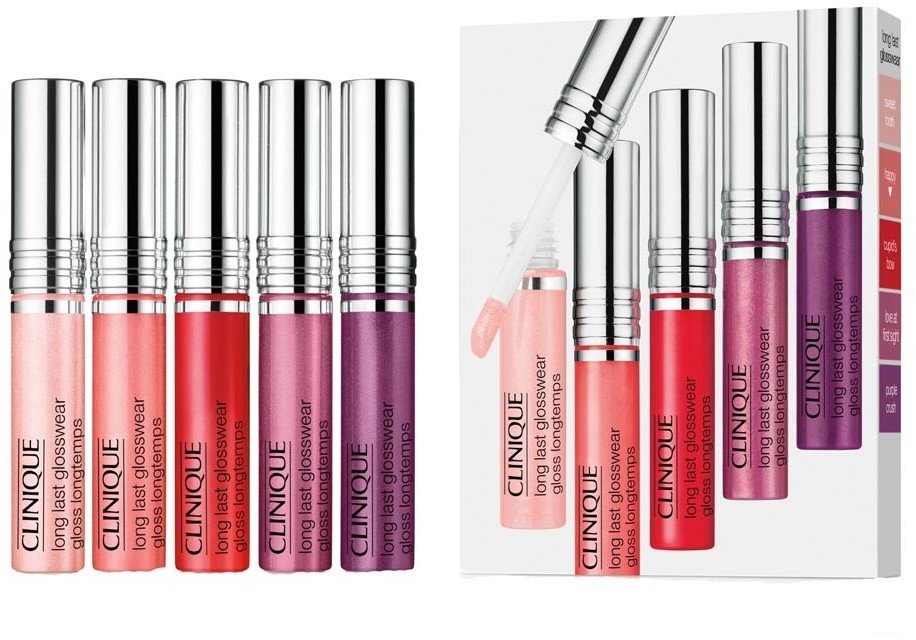 Bedenken Dictatuur Indica Clinique Lipstick Long Last Gloss Wear Set 5x2.3ml in duty-free at airport  Domodedovo